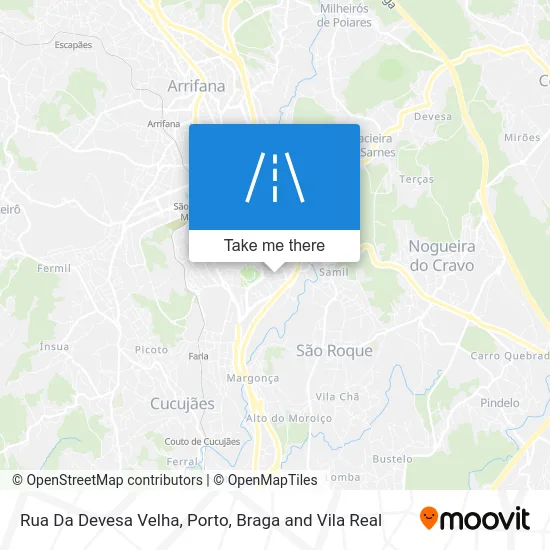 Rua Da Devesa Velha map