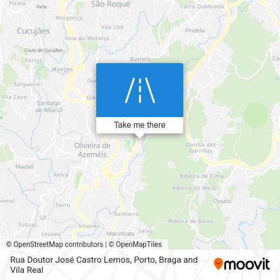 Rua Doutor José Castro Lemos mapa