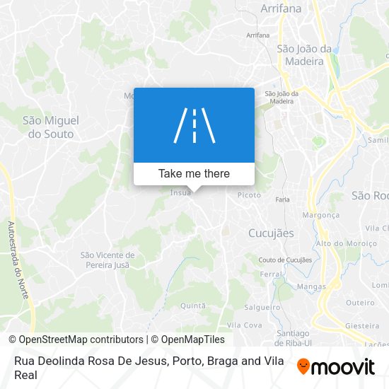 Rua Deolinda Rosa De Jesus map