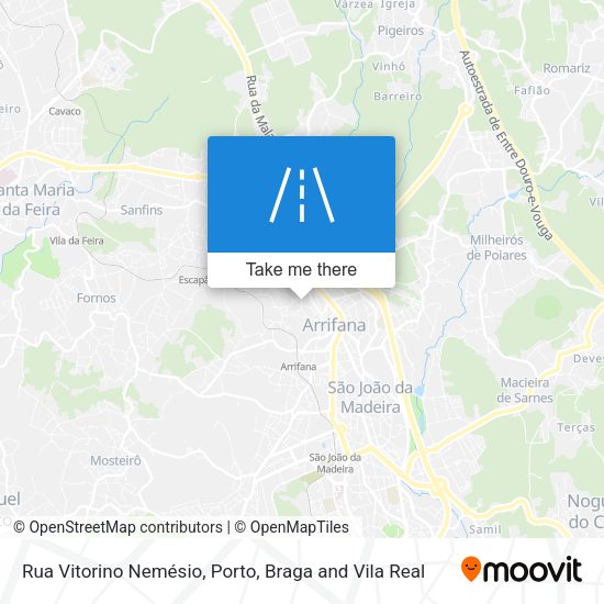 Rua Vitorino Nemésio map