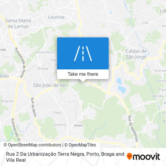 Rua 2 Da Urbanização Terra Negra map