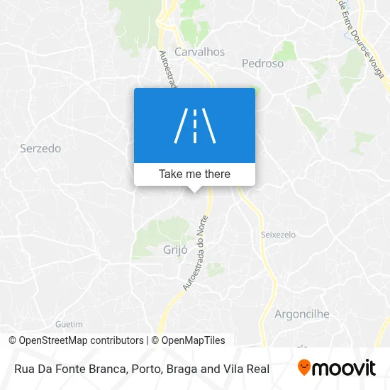 Rua Da Fonte Branca map