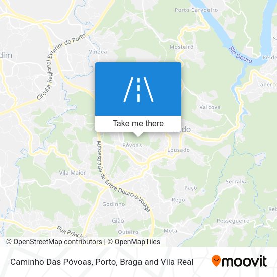Caminho Das Póvoas map