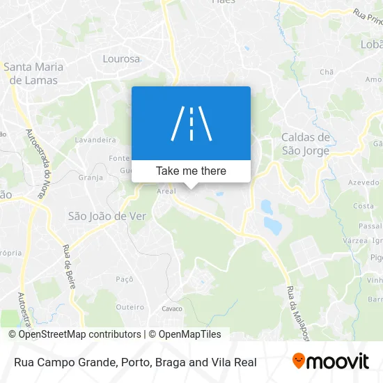 Rua Campo Grande map
