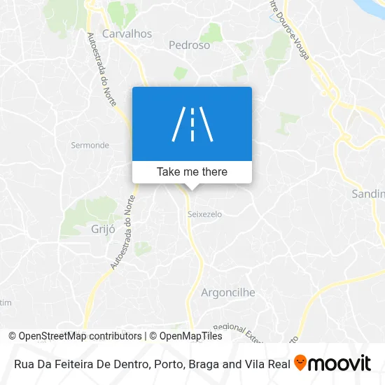 Rua Da Feiteira De Dentro map