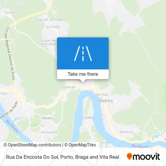 Rua Da Encosta Do Sol map