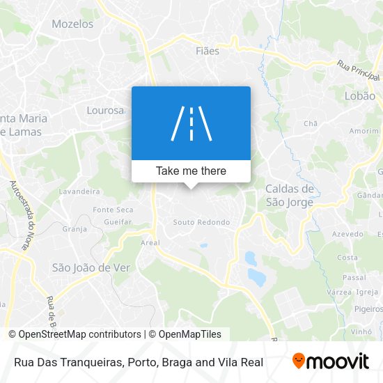 Rua Das Tranqueiras mapa