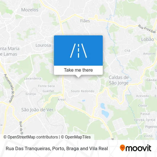 Rua Das Tranqueiras map
