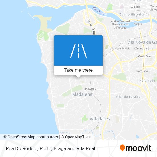 Rua Do Rodelo map