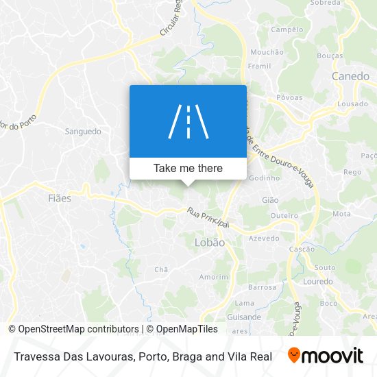 Travessa Das Lavouras map
