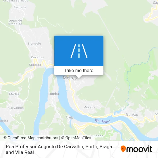 Rua Professor Augusto De Carvalho map