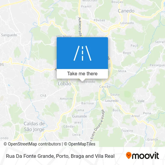 Rua Da Fonte Grande map