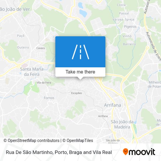 Rua De São Martinho map