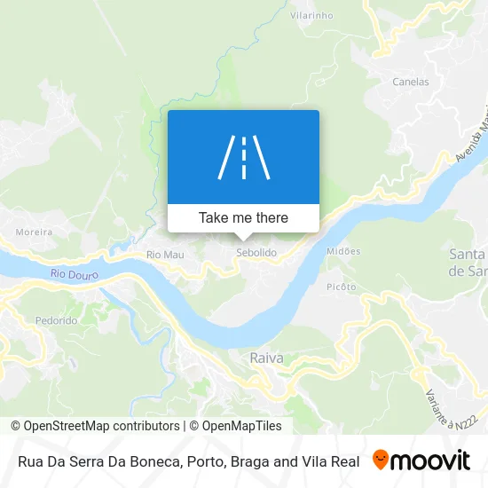 Rua Da Serra Da Boneca map