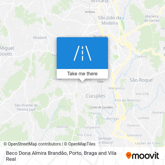 Beco Dona Almira Brandão map
