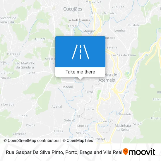 Rua Gaspar Da Silva Pinto map