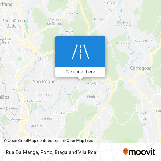 Rua Da Manga map