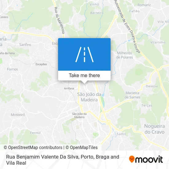 Rua Benjamim Valente Da Silva map