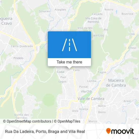 Rua Da Ladeira map