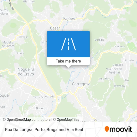 Rua Da Longra map