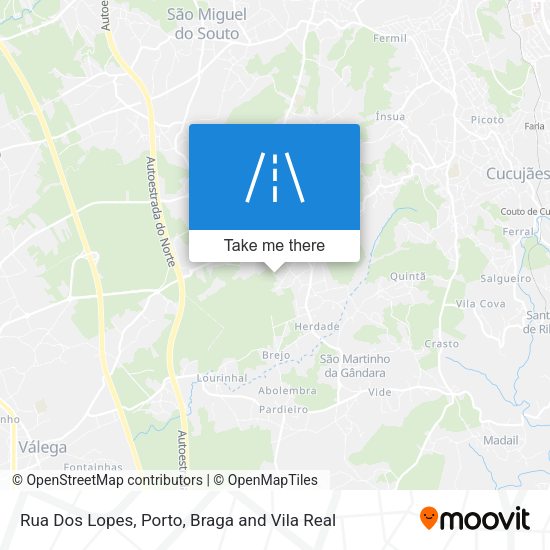 Rua Dos Lopes mapa