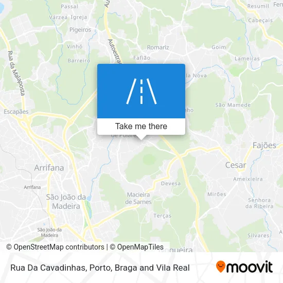 Rua Da Cavadinhas map