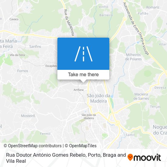 Rua Doutor António Gomes Rebelo map