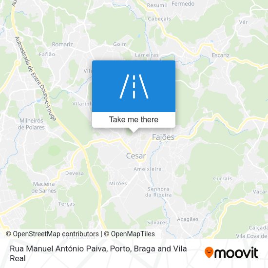 Rua Manuel António Paiva map