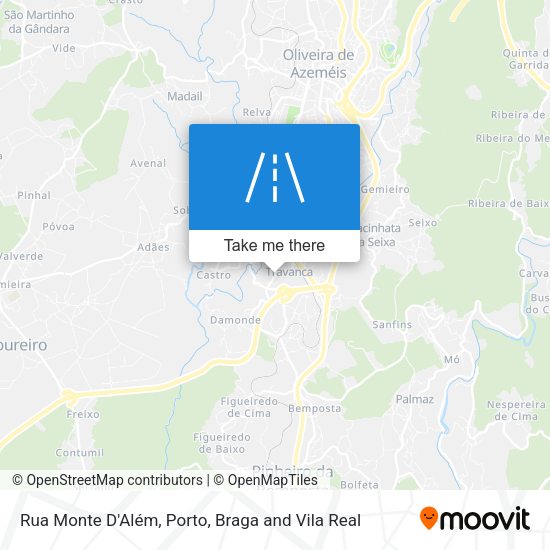Rua Monte D'Além mapa