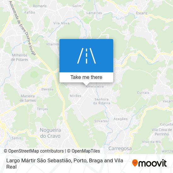 Largo Mártir São Sebastião map