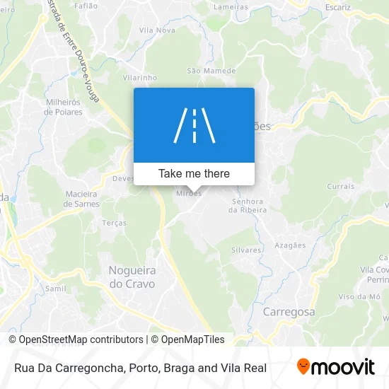 Rua Da Carregoncha map