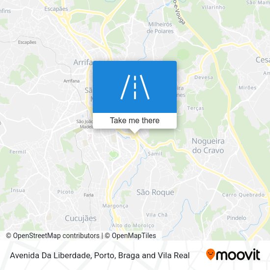 Avenida Da Liberdade mapa