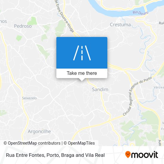 Rua Entre Fontes mapa