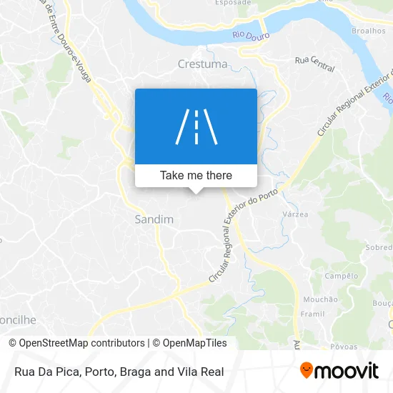 Rua Da Pica map