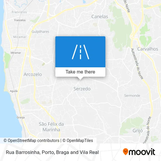 Rua Barrosinha map