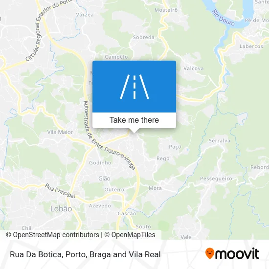 Rua Da Botica map