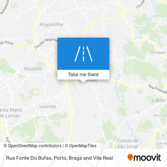 Rua Fonte Do Bufas map