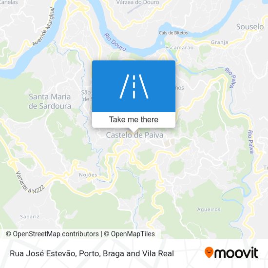 Rua José Estevão map