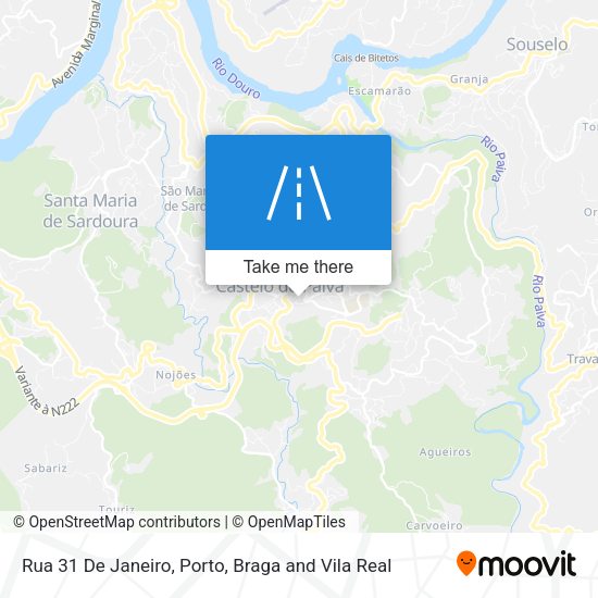 Rua 31 De Janeiro mapa