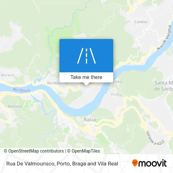 Rua De Valmourisco map