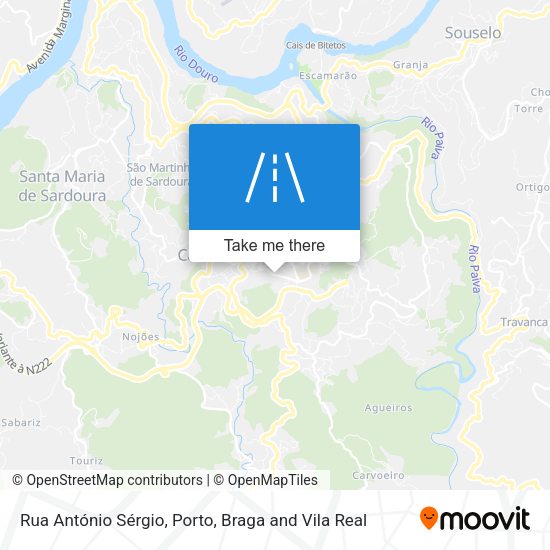 Rua António Sérgio map
