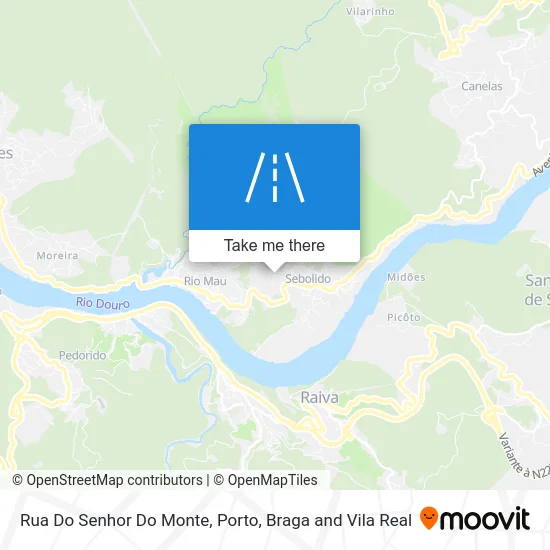 Rua Do Senhor Do Monte map