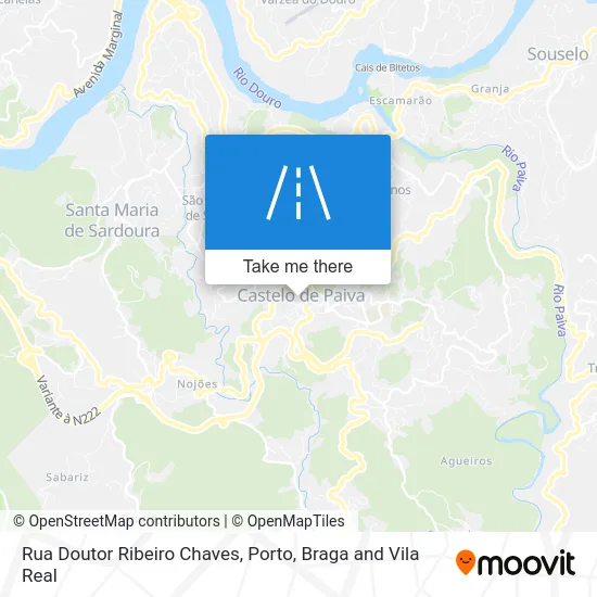 Rua Doutor Ribeiro Chaves map