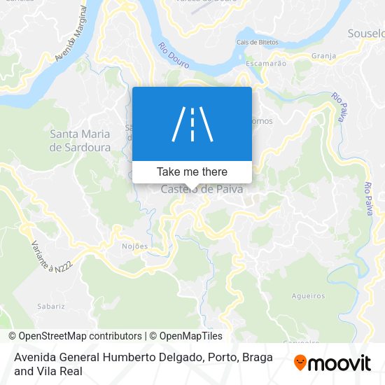 Avenida General Humberto Delgado mapa