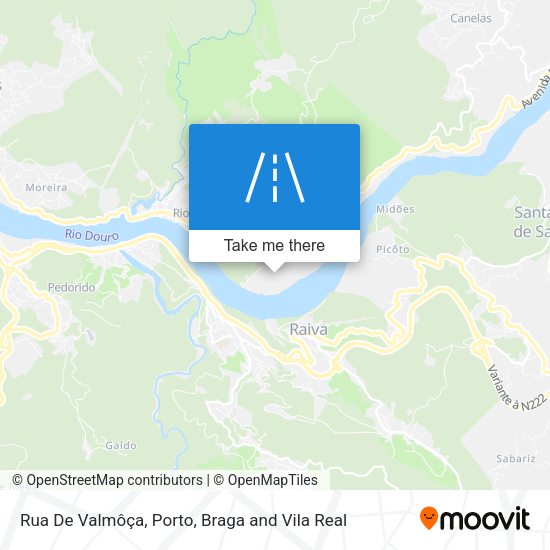 Rua De Valmôça map