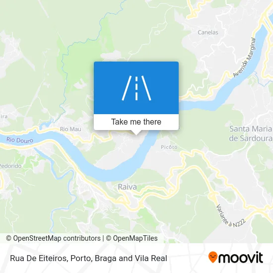 Rua De Eiteiros map