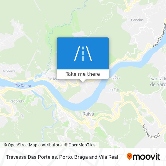 Travessa Das Portelas mapa