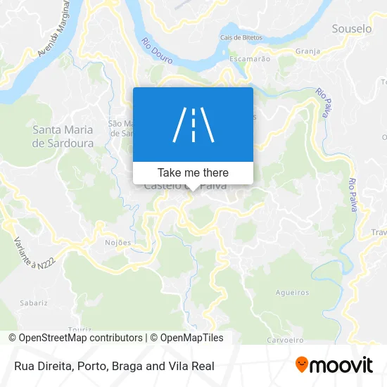 Rua Direita map