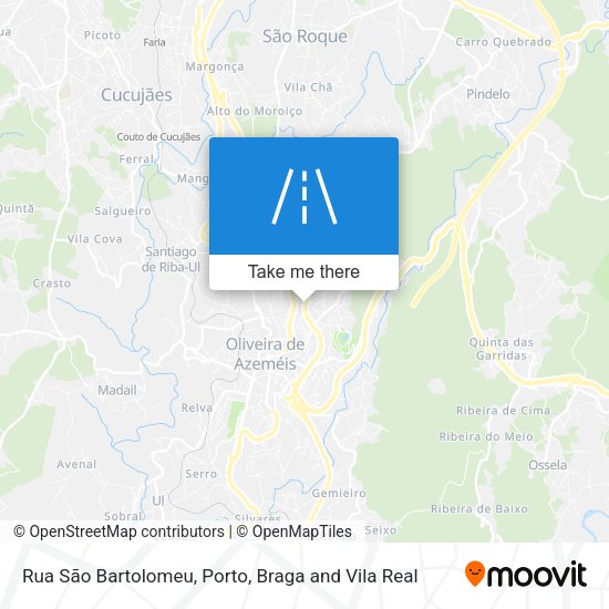 Rua São Bartolomeu map