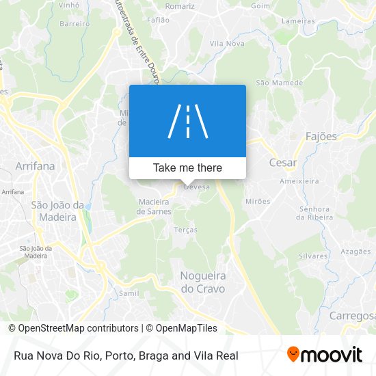Rua Nova Do Rio mapa